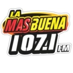 logo La Más Buena 107.1 FM