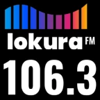 Logo Lokura 106.3 FM Playa del Carmen